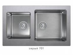 Кухонная мойка Tolero twist TTS-840 Серый 701