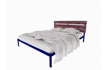 Кровать Луиза синяя