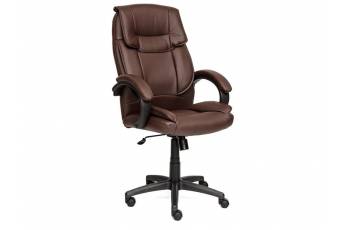 Кресло офисное Oreon кожзам коричневый 36-36