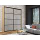 Шкаф-купе Лофт Шк20-60 2000 глубина 600 фасад МДФ бетон 3г