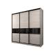 Шкаф-купе Max МШ-25-6-24-999 пленка Oracal черная