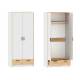 Шкаф для одежды Оттавия НМ 011.80 Белый Фасадный