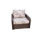 Кресло кровать Канзасик с подлокотниками цветы