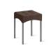 Табурет Люкс.1 Микровелюр Виола 05 (шоколад)