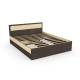 Кровать Дуэт Люкс 1600 Венге/Млечный Дуб