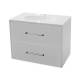 Тумба с раковиной Vegas 600 навесная 2 ящика