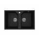 Кухонная мойка Uperwood ECON UPD-402-004 черная матовая