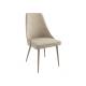 Стул Лео замша К2 Латте, металл Капучино - 2шт