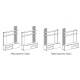 Гостиная Роджинамиф Изумрудный, Дуб крафт