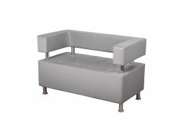 Диван 2 местный Райли серый