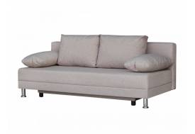 Диван Комфорт без подлокотников 4 подушки кэмел