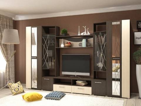 Стенка Гамма с зеркалом