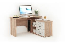 Стол письменный угловой Гарвард правый 130*120