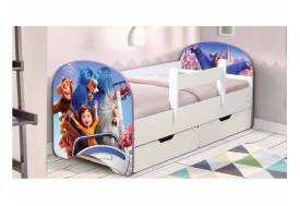 Кровать детская с фотопечатью с 2-мя ящиками Парк развлечений