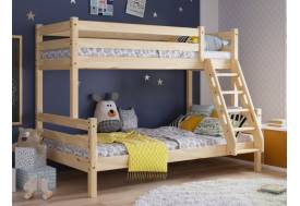 Кровать двухъярусная Адель прозрачный лак