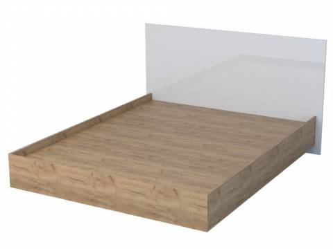 Кровать Эго арт. 031 1400 белый глянец