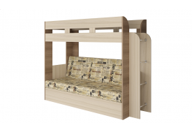 Кровать двухъярусная Карамель 75 Газета