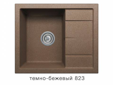 Кухонная мойка Tolero R-107 Темно-бежевый 823