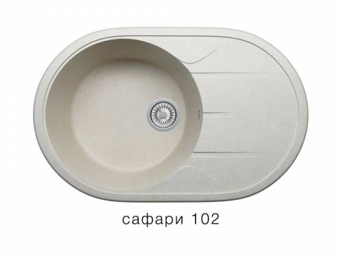 Кухонная мойка Tolero R-116 Сафари 102