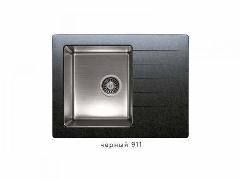 Кухонная мойка Tolero twist TTS-660 Черный 911