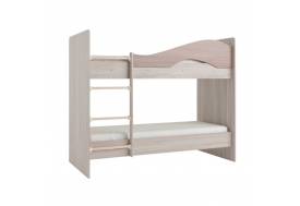 Двухъярусная кровать Мая без ящиков на латофлексах ясень