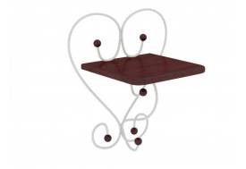 Полка настенная Милсон коричневая