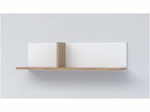 Полка навесная Эго Пл-1 белый глянец