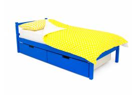 Кровать Svogen classic с ящиками синий