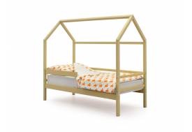 Кровать-домик Svogen с бортиком бежевый