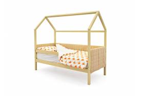 Кровать-домик мягкий Svogen с бортиком бежевый