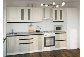 Кухонный гарнитур Паола компакт 2200 мм