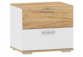 Тумба для обуви Санти НМ 013.24 Белый/Дуб Крафт Золотой