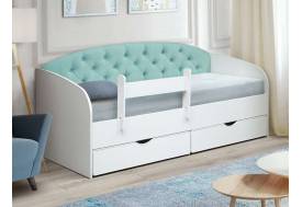 Кровать с мягкой спинкой Софа №9 с бортиком 800х1600