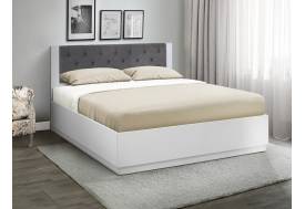 Кровать Венеция 12.3 1400 основание ладе велюр 032