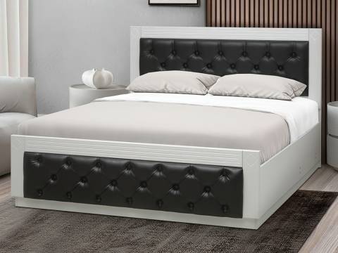 Кровать Венеция 13.1 1400 с подъемным механизмом кожзам венге