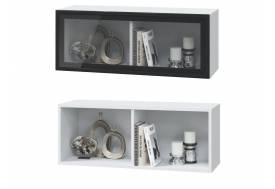 Шкаф горизонтальный 1 стеклянная дверь Шарлиз 900