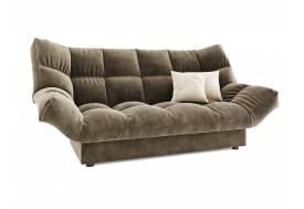 Диван прямой Клик Кляк (ППУ) с ножками-кубышками Селфи 03/Селфи 01