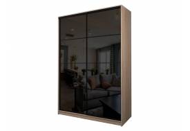 Шкаф-купе Max МШ-25-6-22/2-22 пленка Oracal черная