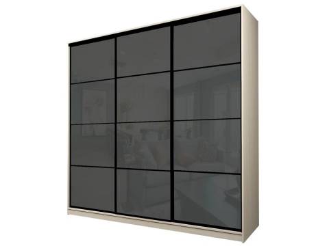 Шкаф-купе Max МШ-27-6-24/2-222 пленка Oracal темно-серая