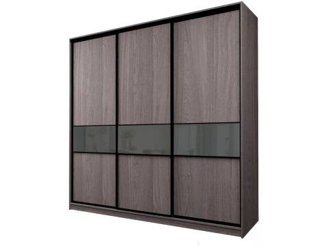 Шкаф-купе Max МШ-27-6-27/2-999 пленка Oracal темно-серая