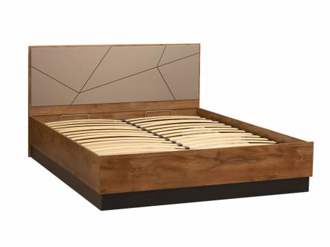 Кровать 54.15 Гамма 1600 с механизмом подъема грей