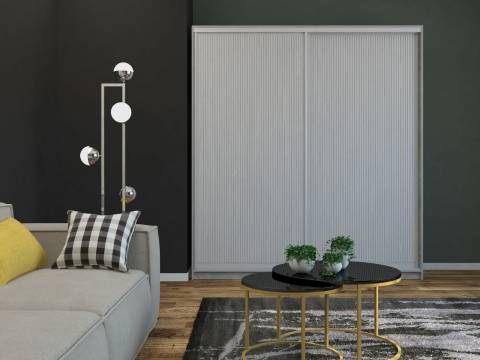 Шкаф-купе Ксения 1600 двери рельефный МДФ