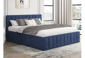 Кровать 1800 Лана синий велюр