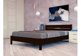 Кровать Вероника-5 1400 Орех темный