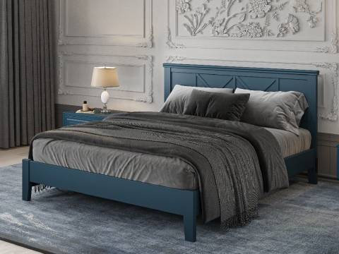 Кровать Грация-2 1600 Сапфировый