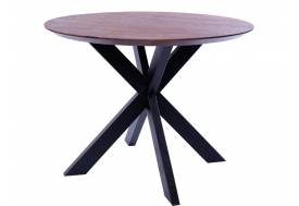 Стол Раунд мореный дуб КСЕ-80 1000х1000 мм