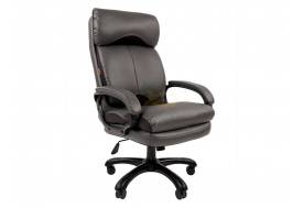 Офисное кресло Chairman 505 экопремиум серый (черный пластик)