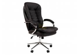 Офисное кресло Chairman 795 Россия натуральная кожа/экокожа черная N