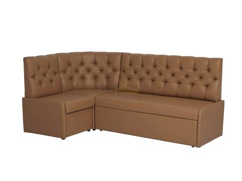 Кухонный уголок КУ 21 со спальным местом экокожа Линкольн 006