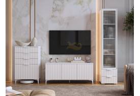 Гостиная Зефир белое дерево/белый